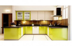 U Shape Modular Kitchen by Maze Design And Build Private Limited
