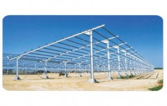 Steel Solar Panel Mounting Structure by GNS Steels Private Limited