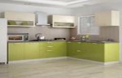 Contemporary Modular Kitchen by Hil Green Interior