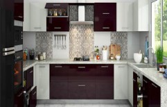 Wooden Modular Kitchen by Yash Design