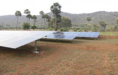80 Kw Solar Power Plant On Grid Systems Ground Mounted    by Shivaa Engineering Works