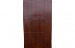 Brown Polished Wooden Flush Door