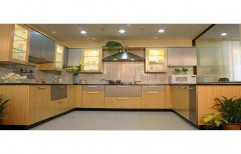 U Shaped Modular Kitchen by Shree Interiors