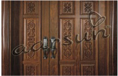 Handmade Modern Style Wooden Door     by Aarsun Woods Private Limited