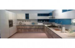 L Shape Modular Kitchen by Unnattee Interiors & Kitchens Furnitur