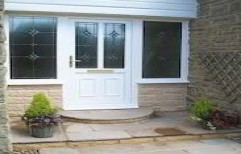 Swing Polished Exterior Decorative PVC Door