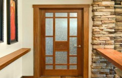 Wood Glass Panel Doors   by Deluxe Decor