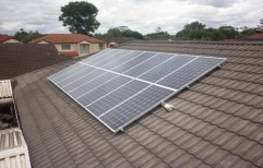4 KW Solar Rooftop Power Pack - On Grid(Panels and Inverter) by Krv International - Solar Machinery Provider