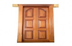 Wooden Double Door by Shree Rathna Wood Work