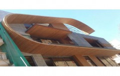 Brown Exterior Wooden Cladding