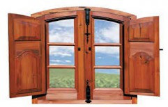 Wood Windows by Suuryya Praakaash Interior Contractor