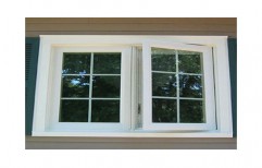 UPVC Hinged  White Window by Sun Interior And Exteriors