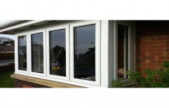 Residential White UPVC Windows, Glass Thickness: 5-10 Mm