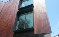 Exterior Wooden Cladding     by Luxury Interia