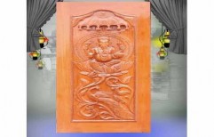 Antique Carved Wooden Door by Mercury Carving Works