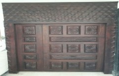 Braun Standard Wooden Carving Door, Size/dimension: 7 4.25 Feet