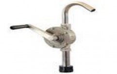 Stainless Steel 20feet Hand Operated Barrel Pump SS / PVDF, Output Pipe Diameter: 1'', Size: 2 Inch