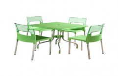 Plastic Dining Set by Deluxe Decor