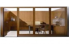 Wooden Office Partition by Star Tech Interior Works