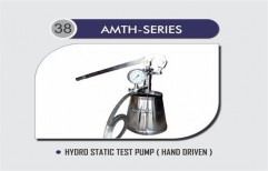 Manual Hydro Test Pump by Ambica Machine Tools