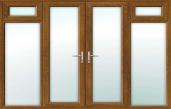 Double Door With Fixed Top Open