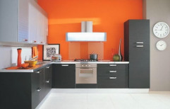 L Shaped Modular Kitchen by M S Interior Solution