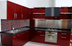 Steel Modular Kitchen by Bryank Interiror & Architects