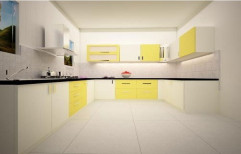 U Shape Modular Kitchen by Bhramaramba Mallikarjuna Timber & Works