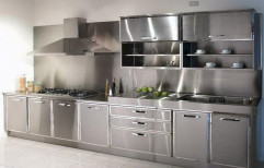 Stainless Steel Modular Kitchen by A To Z Glass Solutions