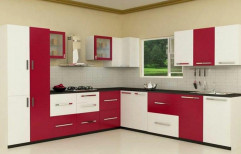 Fancy L Shaped Modular Kitchen by Awadh Enterprises