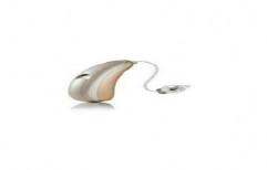Unitron Moxi2 Kiss Pro Hearing Aid Amber Suede by Global Hearing Aid Center