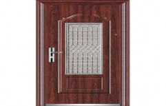 Oval Panel Teak Finish Door by Evergreen Doors & Kitchens