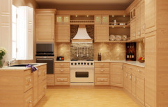 Wooden Modular Kitchen by Touchwood Interior
