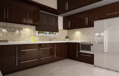 Wooden Modular Kitchen by U K Paints