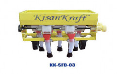 3 Row Seed Cum Fertilizer Drill by Kisankraft  Limited