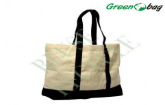 Black  and White Cotton Canvas Bags by Green Packaging Industries (P) Limited