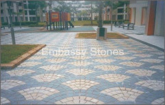 ESPL Scallop-Pattern-Courtyard Cobbles Laying by Embassy Stones Private Limited