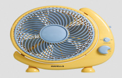 Havells Crescent Yellow Blue Personal Fan by Dashmesh Hardware Store