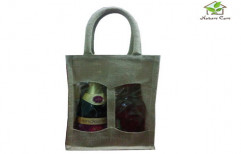 Jute Wine Bag by Giriraj Nature Care Bags