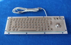 Metal Keyboard With Trackball by Adaptek Automation Technology