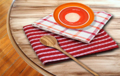 Organic Cotton Plaid Kitchen Towels by Sri Kalyan Export Private Limited