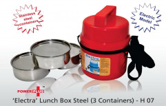 Promotional Power Plus Electra Lunch Box - Plastic by SRA Enterprise