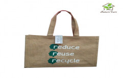 Reusable Jute Shopping Bag by Giriraj Nature Care Bags
