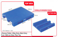 Roto Moulded Plastic Pallet by Snaptek Solutions