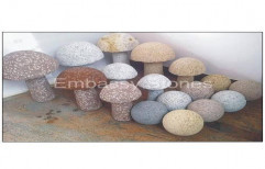 Stone Mushrooms by Embassy Stones Private Limited