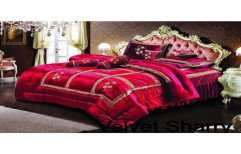 Velvet Sharry Wedding Bed Set by Utsav Home Retail