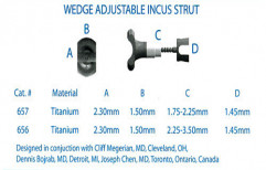 Wedge Incus Strut by BVM Meditech Private Limited