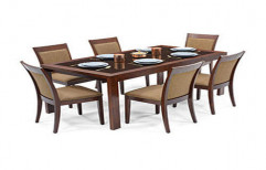 Brown Wooden Dining Table by Keep Right Furniture