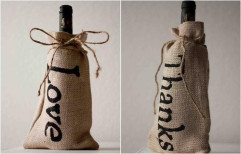 Burlap Wine Bottle Bag by Cmtp Export Pvt.Ltd.