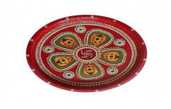 Designer Traditional Pooja Thali by AKS Creations